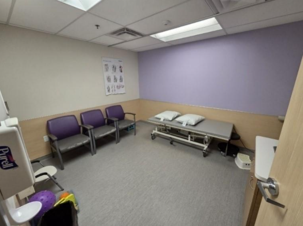 Conceptual rendering of the redesigned waiting room solution.